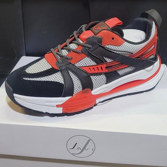 JAVI Pursue Sneakers – Red / Black / White – Men’s Size 11.5 - Picture 1 of 2